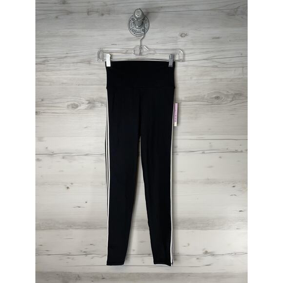 Wild Fable Leggings Womens XS Black White ButterBliss High Rise Side Stripe Yoga - Picture 1 of 9